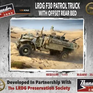 Paiement Sécurisé Thunder Models 35310 LRDG F30 Patrol Truck With Offset Rear Bed, Standard Edition