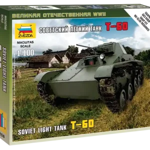 Zvezda 6258 T-60 Soviet Light Tank Expédition Rapide