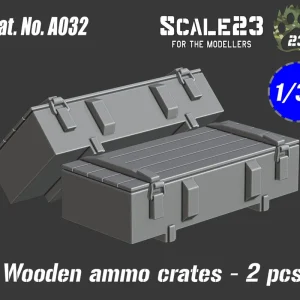 Remise Scale23 35-A032 Wooden ammo crates - 2 pcs