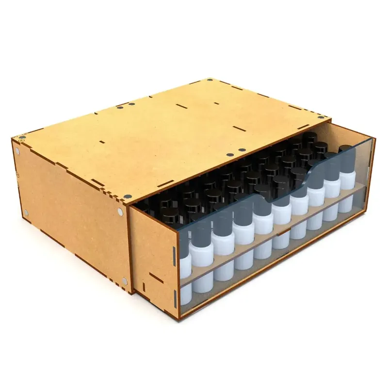 Green Stuff Module de rangement pour peintures 17ml empilable et aimanté │ Modular Set Expédié Aujourd'hui