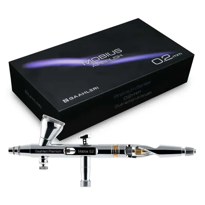 GAAHLERI Aerographe Mobius GHPM Premium Series (0.2mm) Meilleur Choix