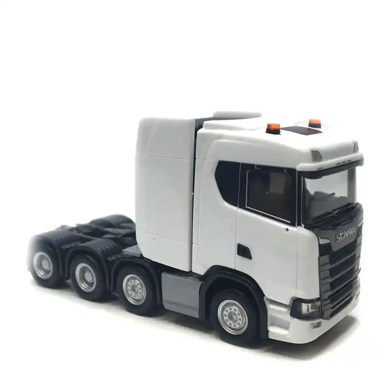 Tracteur lourd Scania CS 20 ND, 4 essieux, blanc - HERPA 315753-003 - HO 1/87 Dernière Chance