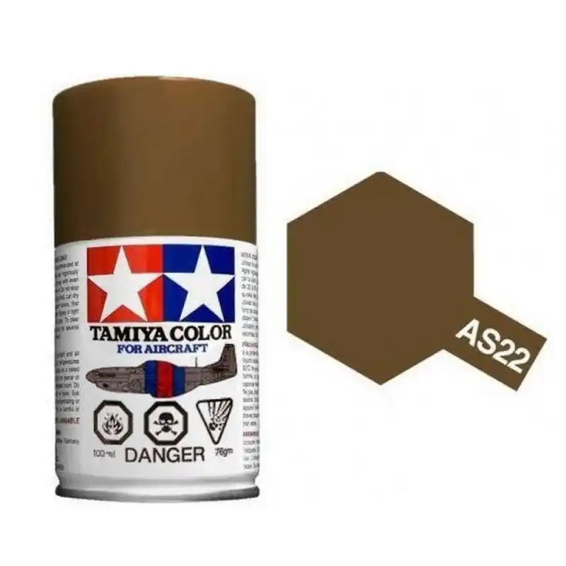 "Terre" foncée mat Spray de 100ml - TAMIYA 86522 / AS22 Prix Promo