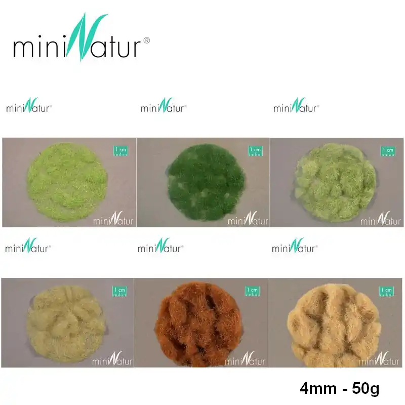 Dernier Modèle Flocage herbe 4,5 mm 50g Mininatur 004-2x