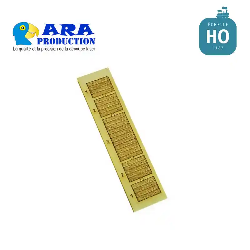 1 Passage planchéié version étroite pour voie double ARA HO.GAR25002A Petit Prix