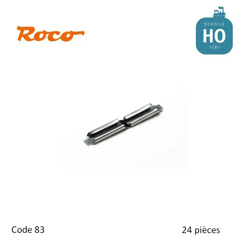 Eclisses de transition code 100 code 83 24 pièces HO Roco 42612 Quantité Limitée