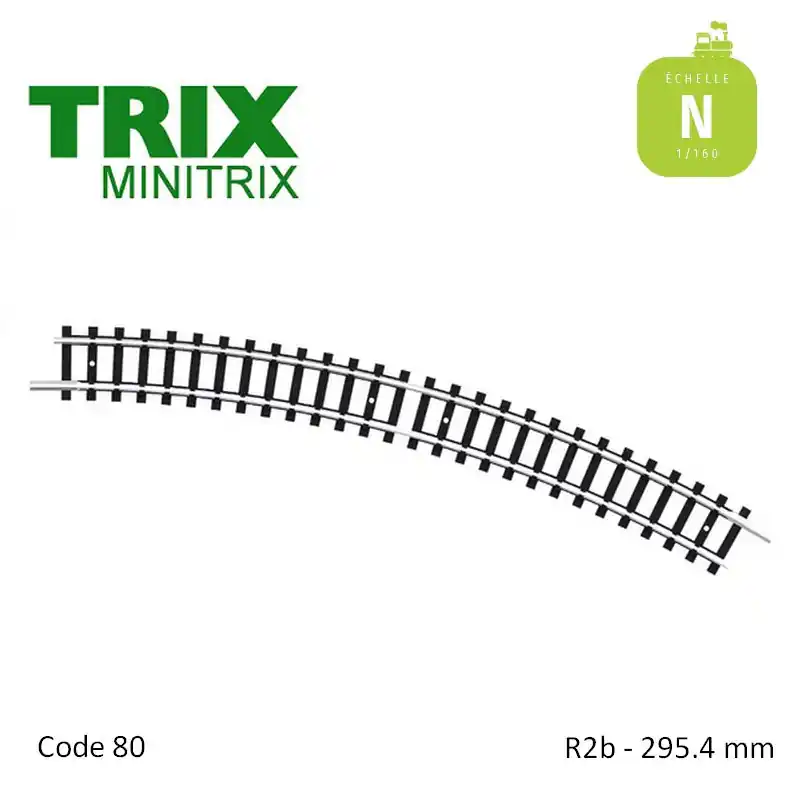 Satisfait Ou Remboursé Rail courbe R2b 295,4mm code 80 N Minitrix 14920