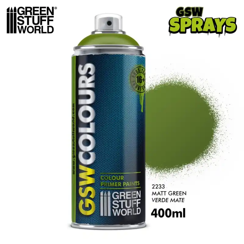 Acheter Direct Spray Couleurs Vert mat 400ml
