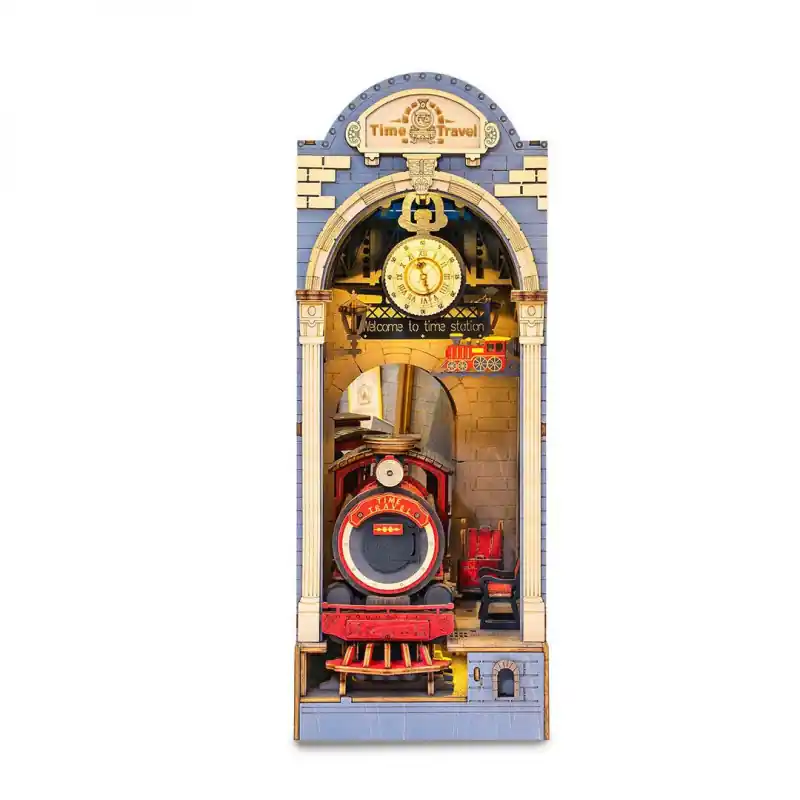 Puzzle 3D intermédiaire Serre-Livres TIME Livraison Express