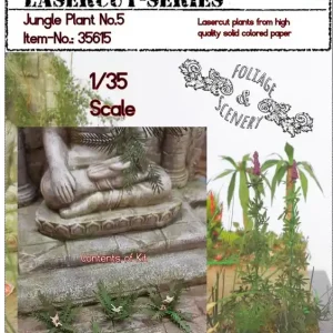 DISCONTINUED RT-Diorama 35615 Lasercut Plants Jungle Plant No.5 Meilleur Prix