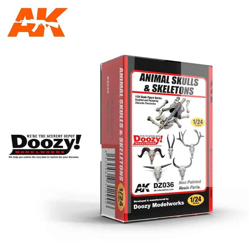 Commander Maintenant AK-Interactive DZ036 Animal Skulls & Skeletons