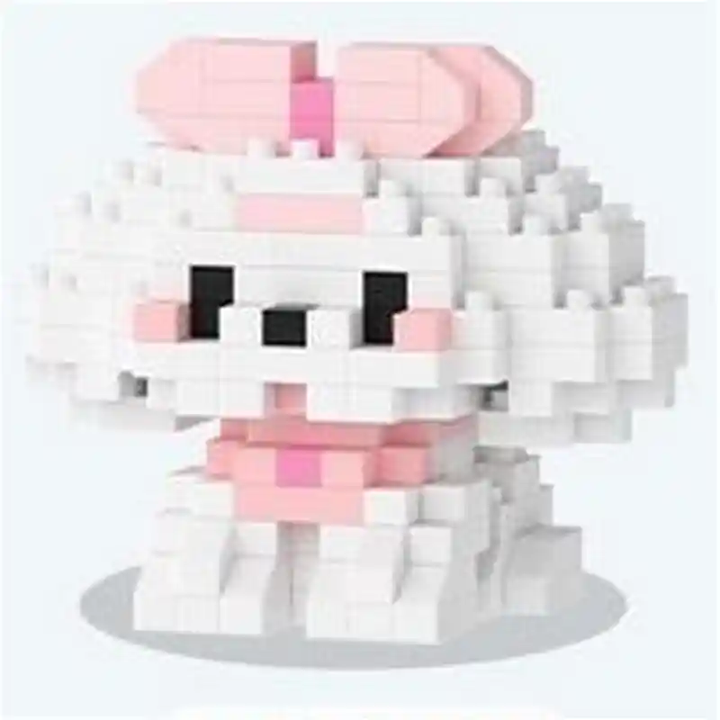 Commander Maintenant Mini-briques Petit Chien Blanc Maltais 6x5.2x5.1 cm 235 pièces K214 Pet Day Mini Blocs de construction Mekansm