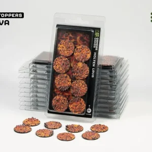 GamersGrass GGT-MLR32 Molten Lava - Round 32 mm (8 pcs) Seulement Aujourd'hui