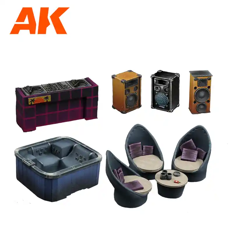 Meilleur Prix AK-Interactive 1359 Party Time Set Wargame
