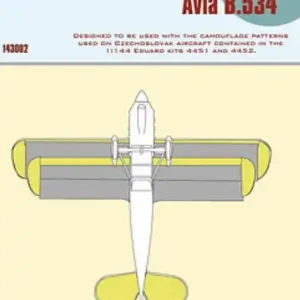 Pas Cher Peewit 143002 Camouflage mask for Avia B.534 Eduard