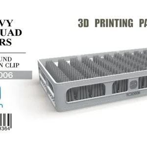 Zimi Model TC3D006 US Navy WWII 40 mm Quad Bofors - Four-round Ammunition Clip (120 pcs / 3D-Printed) Affaire À Saisir