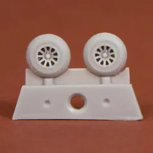 SBS Model 72044 P-51 Mustang wheel set (diamond tread) Populaire
