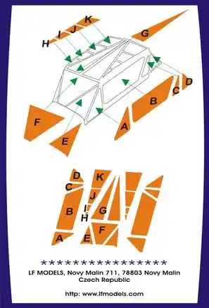 LF Models CM7211 DH-80 Puss Moth - Canopy Mask Vente Flash