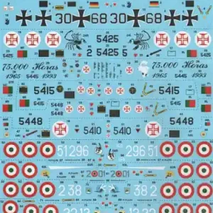 Produit De Marque Xtradecal 72175 Fiat G.91 R/3 (13 schemes)
