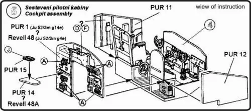 Acheter Direct CMK K4043 Ju-52/3m interior REV/MON