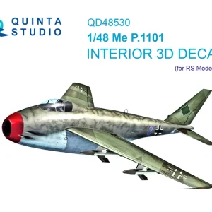 Quinta Studio QD48530 Me P.1101 - 3D-Printed & Coloured Interior on Decal Paper (for RS Models kits) Acheter Direct