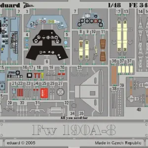 Affaire À Saisir Eduard FE348 Fw 190A-8 TAMIYA 61095