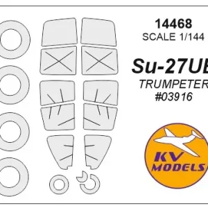 Affaire À Saisir KV Models 14468 Su-27UB (TRUMPETER) + wheels masks