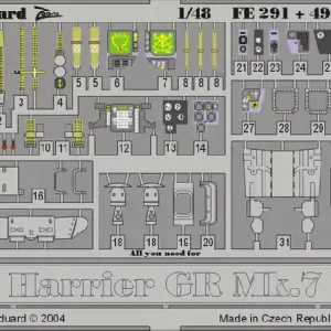 Meilleur Prix Eduard 49291 Harrier Gr Mk.7 HASEGAWA 7236