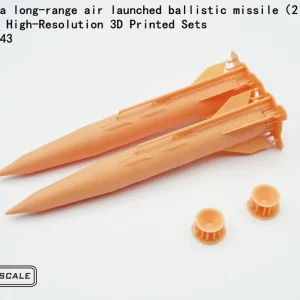Fab Scale Fa48143 IAI Air-Lora - Long-Range Air Launched Ballistic Missile (3D-Printed / 2 pcs) Expédié Aujourd'hui