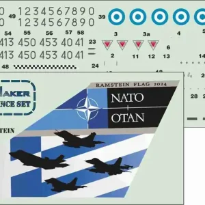 Model Maker Decals D48236 Greek Rafale Ramstein Flag 2024 Pas Cher