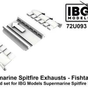 Retour Gratuit IBG 72U093 Supermarine Spitfire - Exhausts Fishtail Type (for IBG Kits / 3D-Printed)