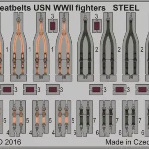 Offre Limitée Eduard 73042 Seatbelts USN WWII fighters STEEL