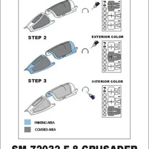 Must-Have Montex SM72032 F-8 Crusader Academy