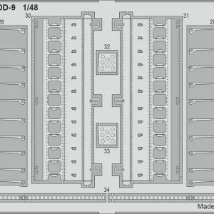 Eduard 491587 Focke Wulf Fw-190 D-9 - PE Parts (for MiniArt Kits) Bon Marché
