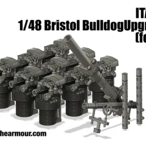 Commander Maintenant Inside the Armour ITA348017 Bristol Bulldog Mk.II - Exterior Upgrade (for Airfix kits)