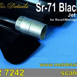 Vente Directe Metallic Details MDR7242 Lockheed SR-71 Blackbird - jet nozzles (designed to be used with Italeri, Monogram and Revell kits)