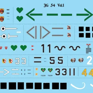 Aims 72D036 JG 54 Volume 1 Decals Prix Cassé