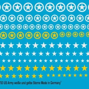 Achat Immédiat Peddinghaus-Decals 0783 US Army White And Yellow Stars