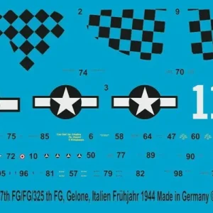 Peddinghaus-Decals 2962 P-47D Capt. Herschel H Green, 317th FG/325th FG, Gelone, Italy Early 1944 Usine Directe