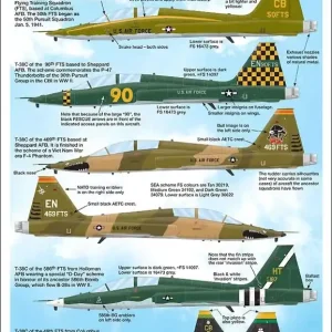 Iliad Design 48039 Northrop T-38C Heritage Schemes Bon Marché