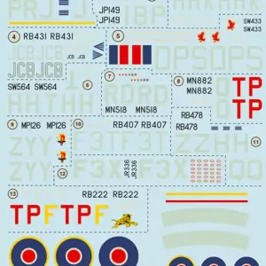 Print Scale 72-415 Hawker Typhoon Mk.Ib The complete set 2 leaf Satisfait Ou Remboursé