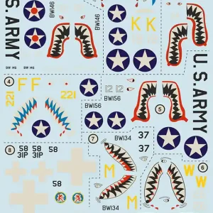 Marque Print Scale 72-485 Bell P-39 Airacobra