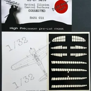 DEAD Design Models SM32012 Ki-27 Nate Control Surfaces Retour Gratuit