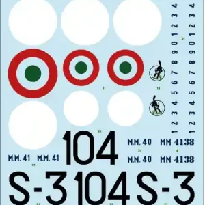 Prix Réduit TAURO MODEL 24-502 Supermarine Spitfire Mk. IX in Italian Service - Silver Version