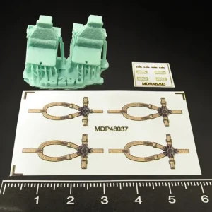 Vente Directe Metallic Details MDR48290 Sikorsky UH-60 / SH-60 and MH-60 Early - Pilot Seats (2 pcs / 3D-Printed)