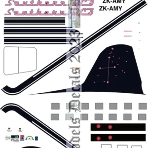 Offre Limitée Old models Decals 0286 Douglas DC3 - Southern Skies Trust