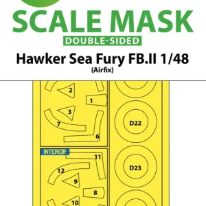 Super Prix Art Scale Kit M48049 Hawker Sea Fury FB.11 double-sided