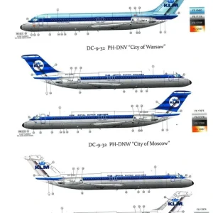 Nouvelle Collection KARAYA D144-07 Douglas DC-9-32 KLM Royal Dutch Airlines