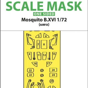 Affaire À Saisir Art Scale Kit M72079 Mosquito B.XVI One-Sided Express Fit Mask (For Airfix)