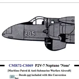Seulement Aujourd'hui Czech Master Resin CS069 Lockheed P2V-7B Neptune - Fighter Nose Conversion (designed to be used with Hasegawa kits)